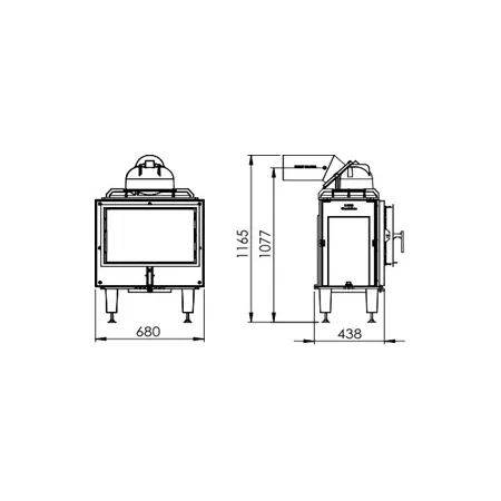 Diagram of Firetherm 6 - 6.7 kW / 7.5 kg