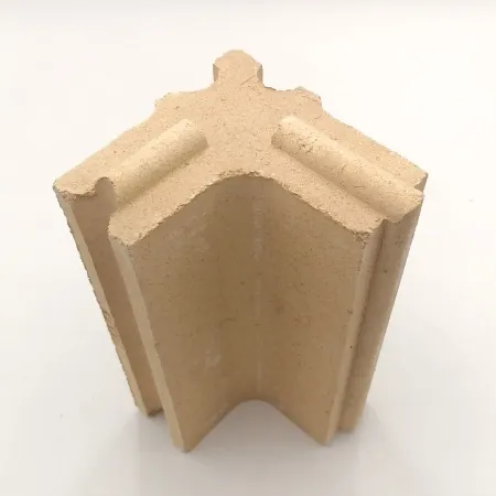 Ladrillo de hogar y acumulador esp. 50 mm - Medio ángulo
