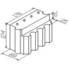 Palego firebox brick - support