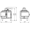 Schéma Firetherm 12 d'angle - 12,5 Kw / 13 kg