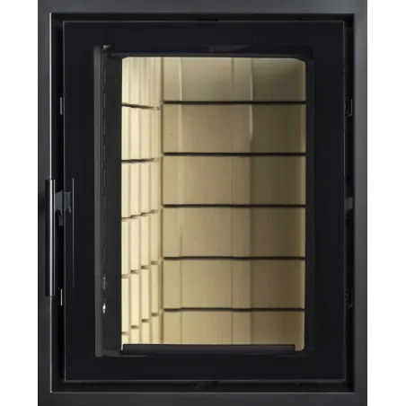 Puerta de fundición Kaschuetz Auréa 46/56 para estufa de masa - Marco negro