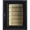 Kaschuetz Auréa 46/56 cast iron door for masonry heater - Black frame