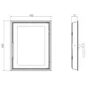 Esquema puerta de hogar Elegance 42/52