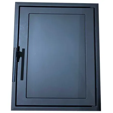 Élégance 42/52 solid - Cast iron firebox door with ducted air