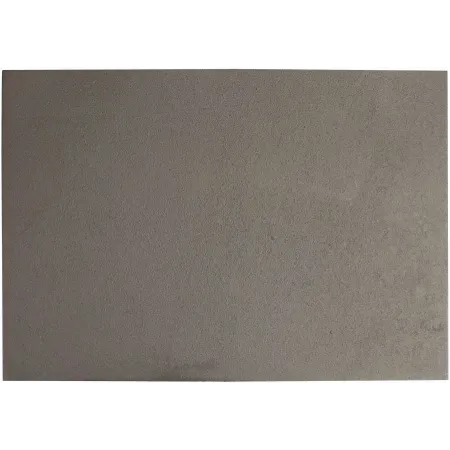 Cast iron floor plate for open fireplace