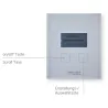Ecran tactile pour foyer en fonte Firetherm 10 Automatique d'angle