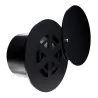 Adjustable round air grille Round, black