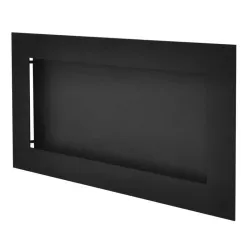 Grille d'air chaud Slot noire