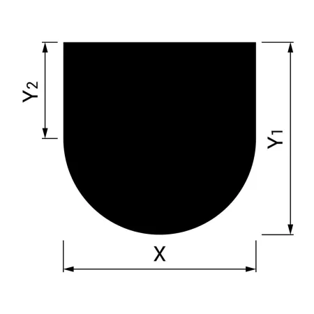 Floor protection plate for stove - 1000 x 1200 mm