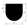 Floor protection plate for stove - 1000 x 1200 mm