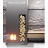 Leñero empotrable Woodcube en situación