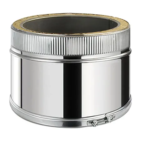Straight length 150 mm - Twin wall insulated 316L stainless steel