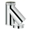 Te 45° hembra con tapón de purga - DPI Inox 316L
