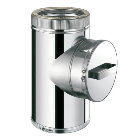 Straight element with 90° inspection - DPI 316L stainless steel