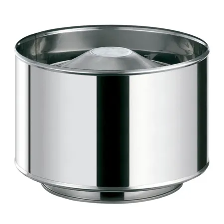 Anti-downdraught cowl - 316L Stainless Steel twin-wall insulated flue