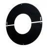 Black rosette in 2 parts 31 to 45° - For DPI