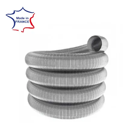Tubage flexible inox double peau - Au mètre linéaire