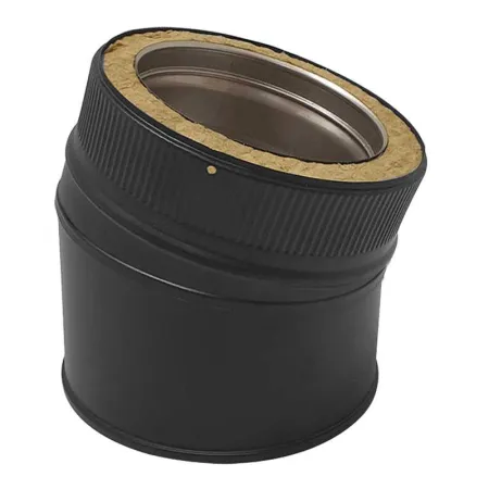 Codo 15° - DPI Inox 316L Negro