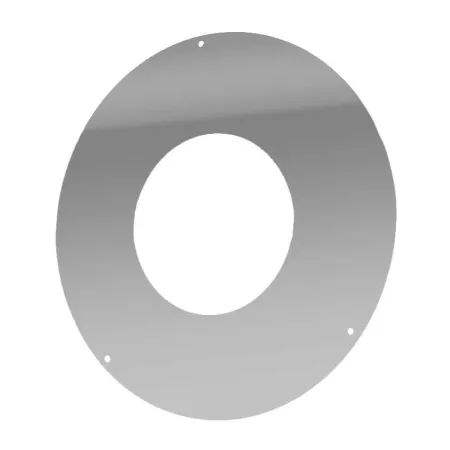 Stainless steel finishing rosette 0° - For DPI