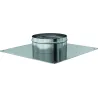 Placa de estanqueidad cuadrada de inox  - Para entubado flexible