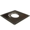 Placa de unión negra  - Para entubado flexible