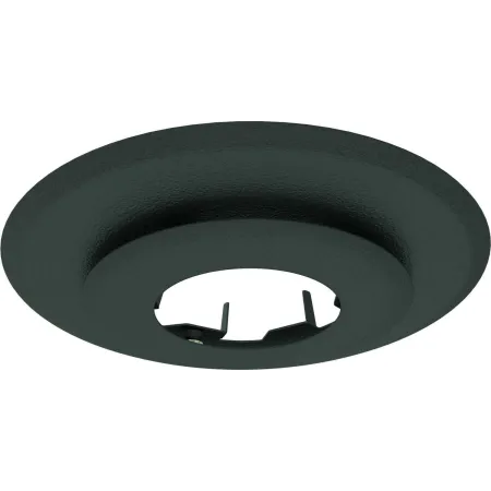 Round finishing plate with rosette - For flexible flue liner