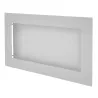 Slot warm air grille, white