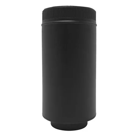 Adaptador de pared simple a doble pared aislada - DPI Inox 316L Negro