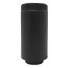 Single-wall to insulated twin-wall adapter - DPI 316L stainless steel, black