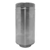 Single-wall to twin-wall insulated adapter - 316L Stainless Steel twin-wall insulated flue