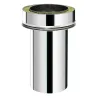 Cuttable single-wall to insulated twin-wall adapter - DPI 316L stainless steel