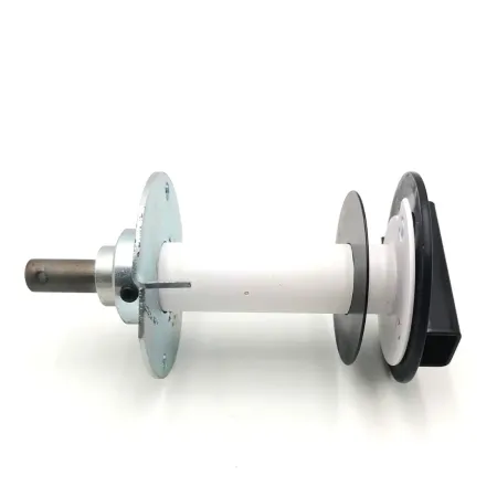 Tirador negro para registro de aire con flexible