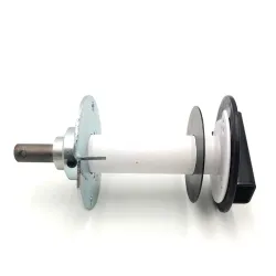 Poignée noire pour clapet d'air avec flexible