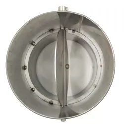 Simple paroi inox 2 mm - Clapet régulateur de tirage - Intérieur