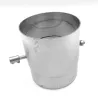 Simple paroi inox 2 mm  - Clapet régulateur de tirage
