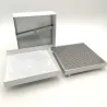 Tilting inspection hatch, for rendering or cladding