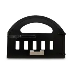 Porte de four vitrée en acier - 53,5 x 39,5 cm - Face avant