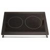 Plaque de cuisson vitrocéramique HTT 3A - Avec cadre en acier