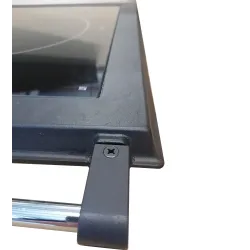 Détail cadre plaque de cuisson vitrocéramique HTT 3A - Avec cadre en fonte