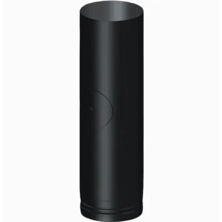 Single-wall enamelled steel 1 mm - 500 mm length with inspection hatch