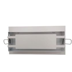 Grille d'air chaud Slot blanche - 200 x 100 mm - Arrière