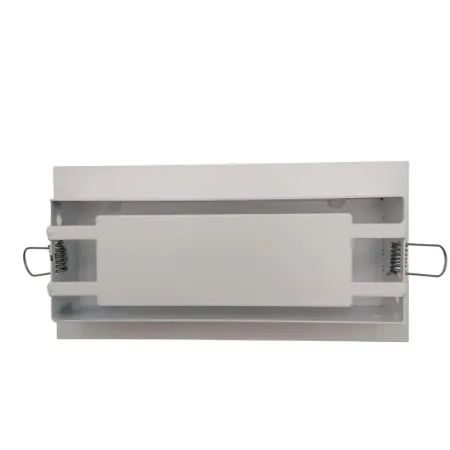 Rejilla de aire caliente Slot blanca - 200 x 100 mm - Trasera