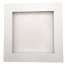 Grille d'air chaud Slot blanche - 350 x 350 mm - Face