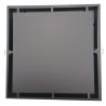 Grille d'air chaud Slot noire - 350 x 350 mm - Arrière