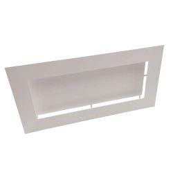 Grille d'air chaud Slot blanche - 500 x 250 mm 