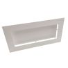 Rejilla de aire caliente Slot blanca - 500 x 250 mm