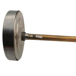 Thermomètre à tige 500 mm - 0 à 500 ° - Détails
