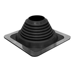 Solin carré en EPDM noir - Pour DPI