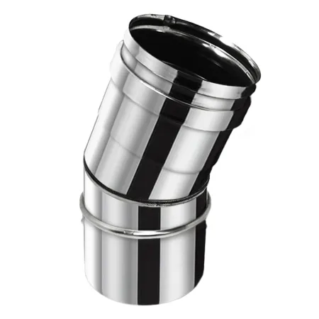 15° bend - 0.4 mm stainless steel