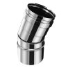Codo 15° - De inox 0,4 mm